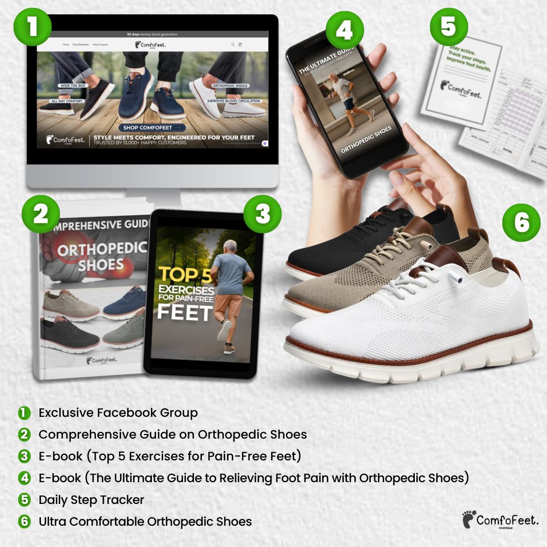 Ofurþægilegir gönguskór - heilsusamlegir og styðjandi