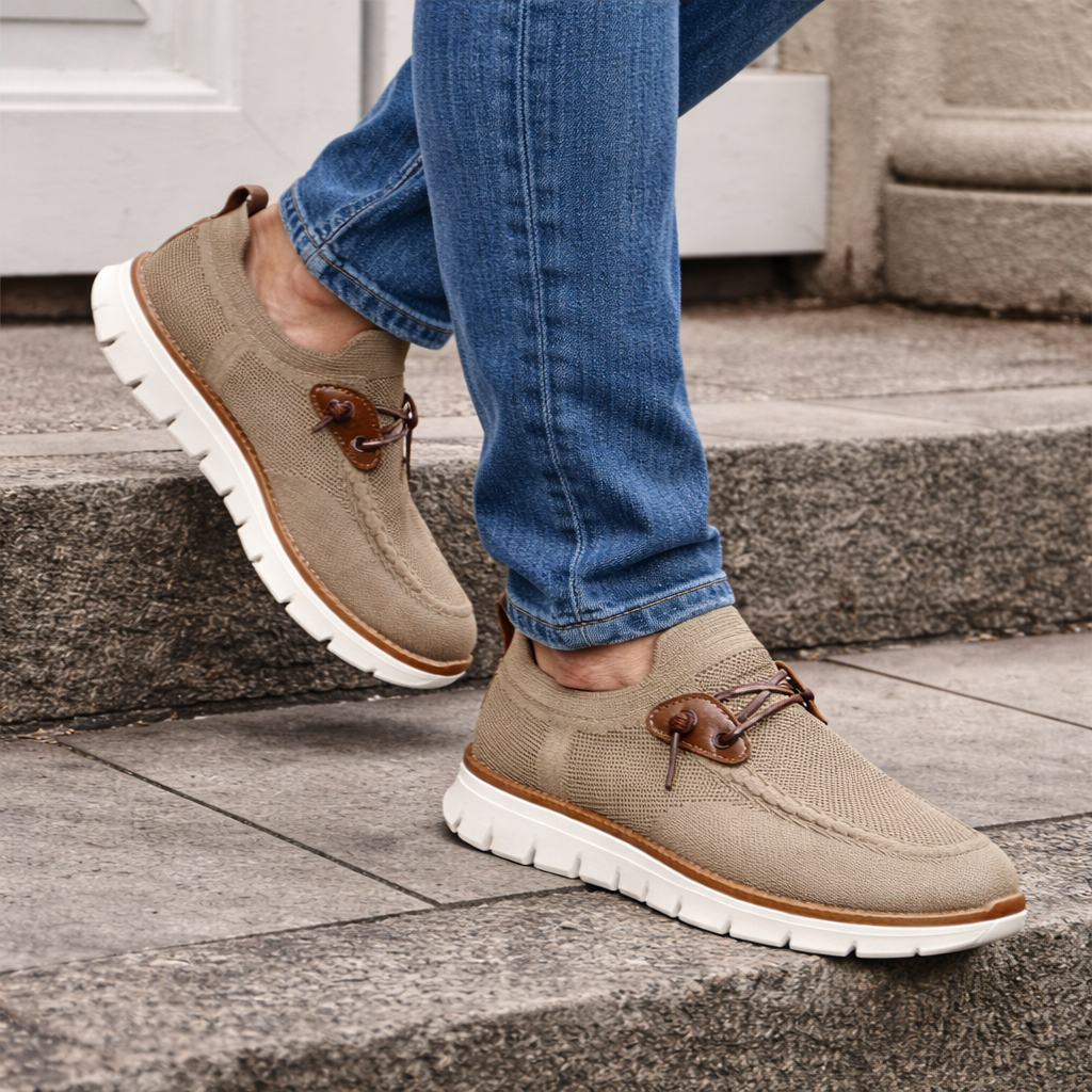 Dagskór með breiðu táhófi og þægilegir skór