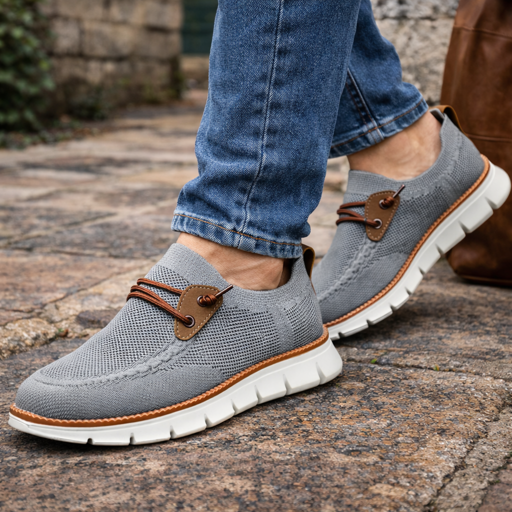 Dagskór með breiðu táhófi og þægilegir skór