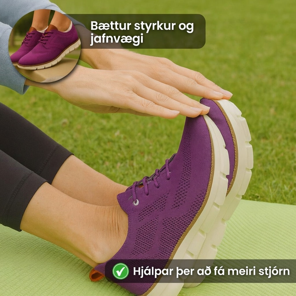 Lady Comfy - Heilbrigðir og styðjandi gönguskór